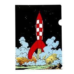 Moulinsart Puzzle Tintin, Takeoff the Lunar Rocket with Poster 50 x 66.5 cm  81549 (2019) : : Toys