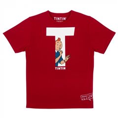 Tim und Struppi T-Shirt T in Rot, Größe S bis XL