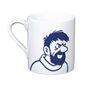 Tintin Mugs: Porcelain mug Captain Haddock Portrait (Moulinsart 47980)