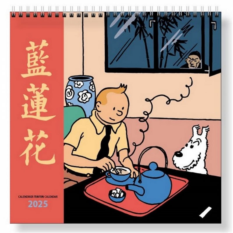 Tintin Calendar Big 2025, 30x30cm (Moulinsart 24487)