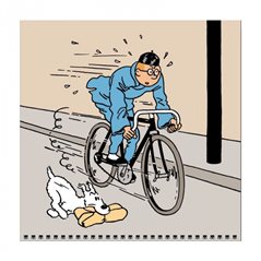 Tintin Calendar Big 2024, 30x30cm (Moulinsart 24463)