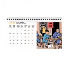 Tim und Struppi Kalender: Tischkalender 2024, 15x21 cm (Moulinsart 24465)