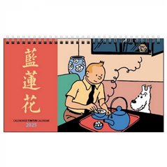 Tintin Desktop Calendar 2024, 15x21cm (Moulinsart 24465)