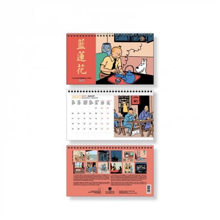 Tim und Struppi Kalender: Tischkalender 2025, 15x21 cm (Moulinsart 24488)