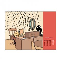 Tim und Struppi Kalender: Kleiner Terminkalender 2024, 9x16 cm (Moulinsart 24467)